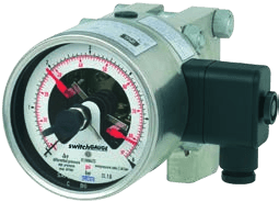 WIKA DPGS43HP — High-overload differential contact pressure gauge