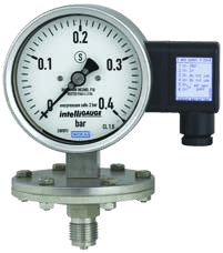 WIKA PGT43 — Diaphragm pressure gauge with output signal
