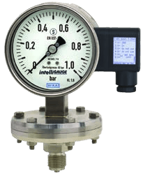 WIKA PGT43HP — High-overload diaphragm gauge with output signal