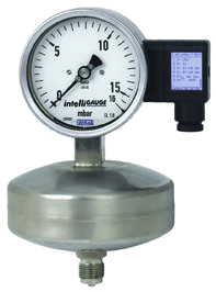 WIKA PGT63HP — High-overload capsule gauge with output signal