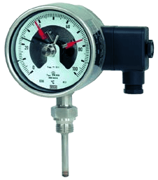 WIKA TGS55 — Bimetal thermometer, stainless steel version