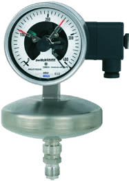 WIKA 532.53 with 8xx — Absolute-pressure contact gauge
