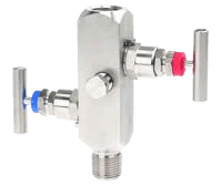 WIKA IV2 — Block-and-bleed valve, square or flat form