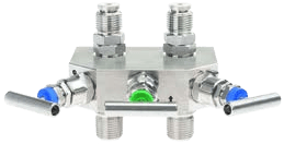 WIKA IV3, IV5 — Valve manifolds for differential pressure measuring instruments